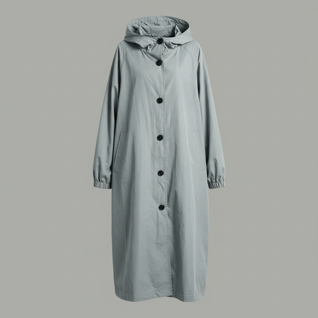 Langer Trenchcoat für Damen | Klassischer Wintermantel