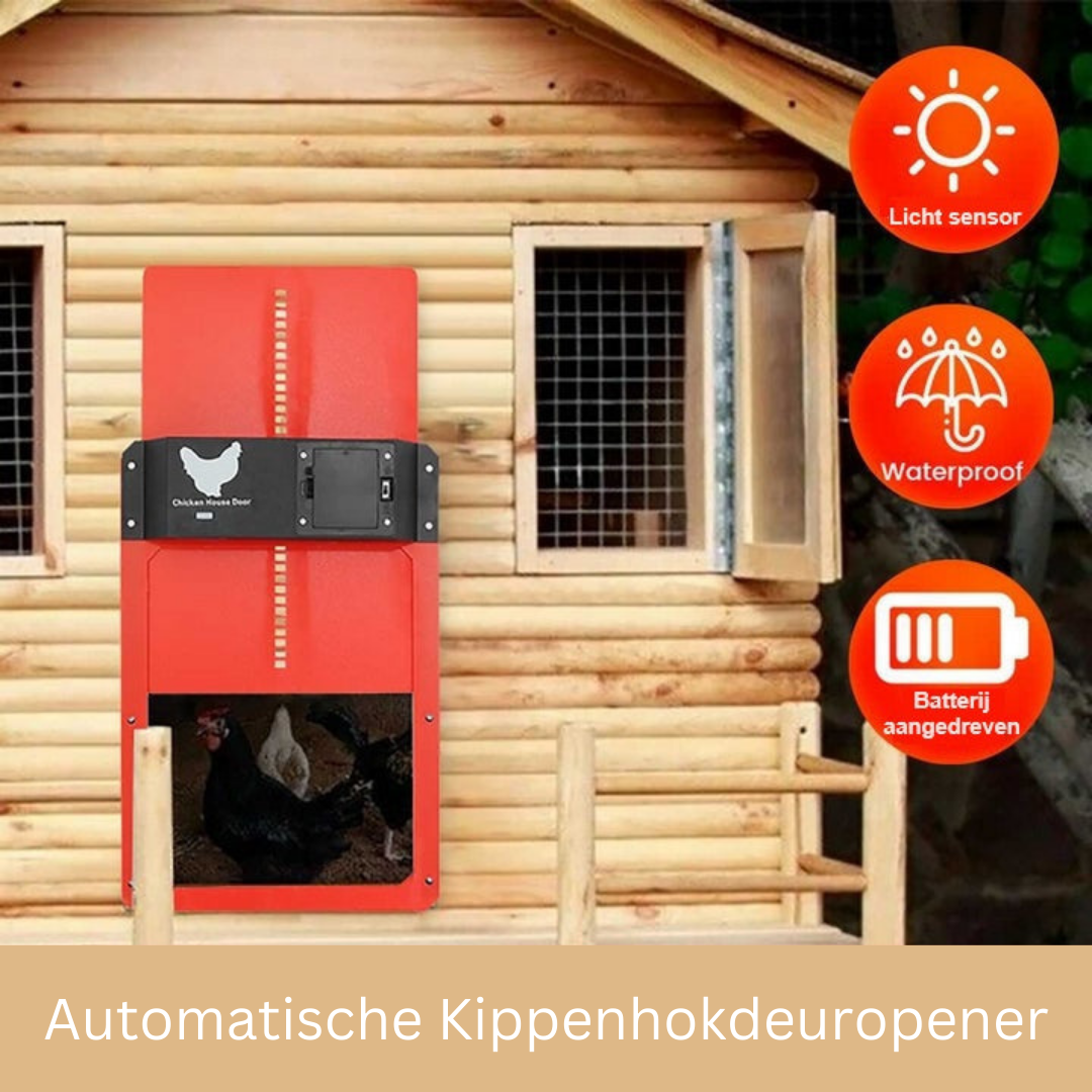 Automatisches Hühnerstall-Türsystem SafeCoop – Lichtgesteuert & Raubtiersicher
