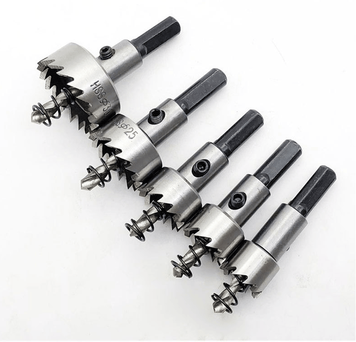Metallbohrer-Set HSS 5-teilig – Für Metall, Holz & Kunststoff