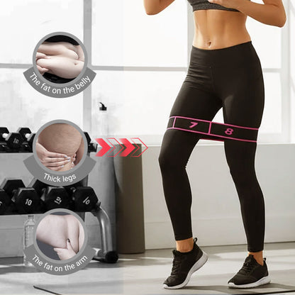 Widerstandsband 8-segmentig – Verstellbar für Yoga & Fitness