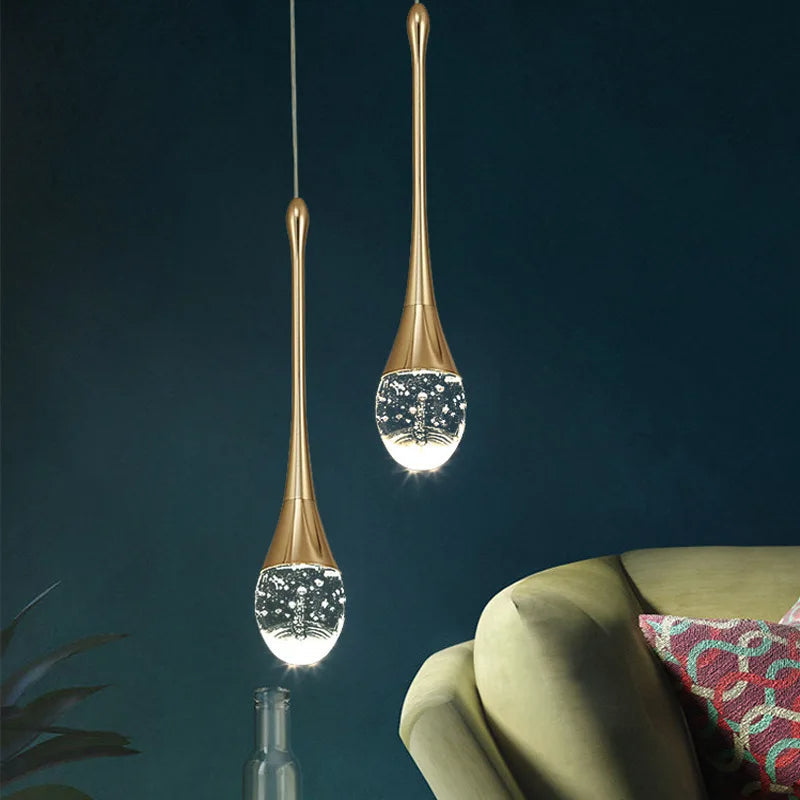 Glas Hängeleuchte – Warmweißes Licht Vintage & Wohnzimmer