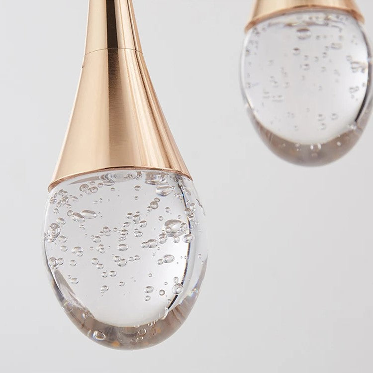 Glas Hängeleuchte – Warmweißes Licht Vintage & Wohnzimmer