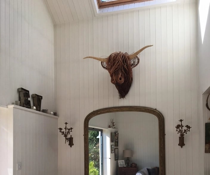 Kuh Wandskulptur – Metall 3D Wanddeko & Wohnzimmer