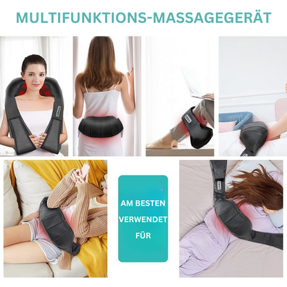 Shiatsu Massagekissen – Infrarotwärme Nackenmassage & Knetmassage