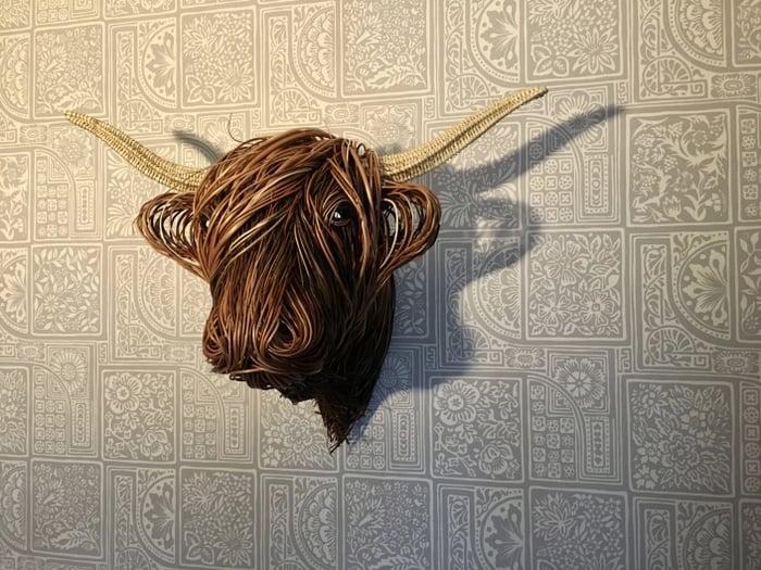 Kuh Wandskulptur – Metall 3D Wanddeko & Wohnzimmer