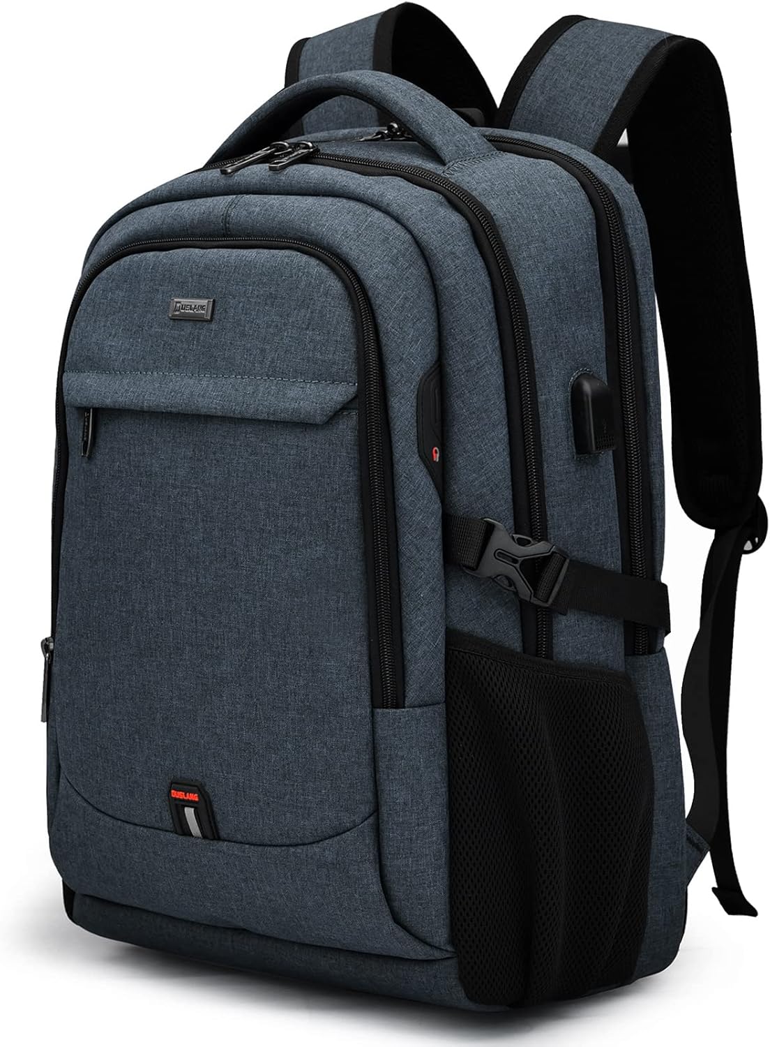 Wasserdichter Laptop-Reiserucksack – USB-Ladeport & Organizer-Fächer