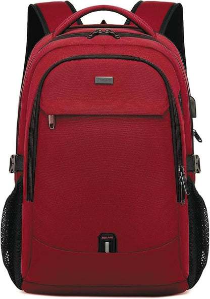 Wasserdichter Laptop-Reiserucksack – USB-Ladeport & Organizer-Fächer