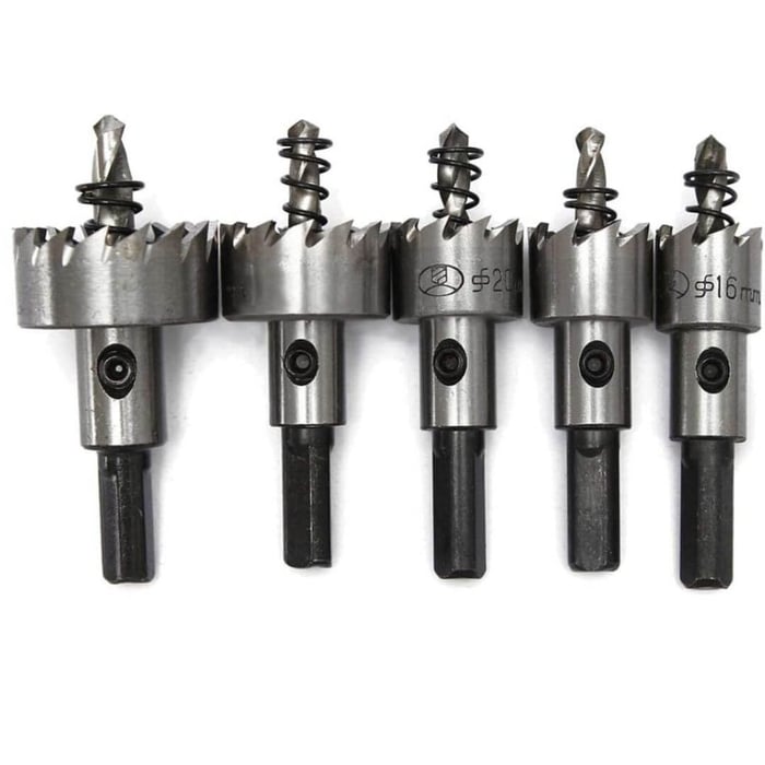 Metallbohrer-Set HSS 5-teilig – Für Metall, Holz & Kunststoff