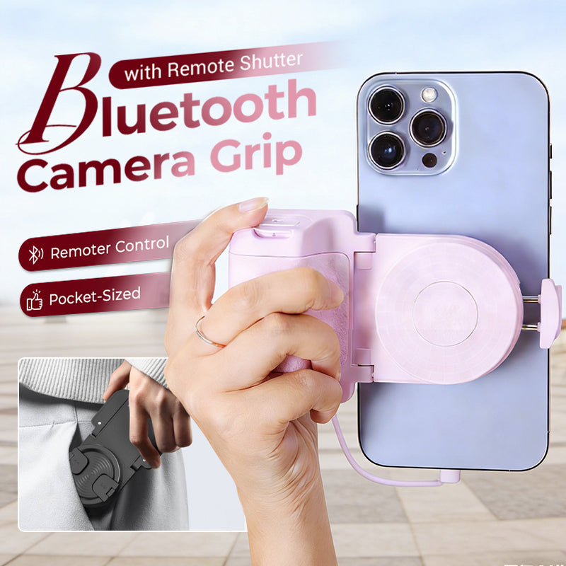 Smartphone-Griff mit Bluetooth-Auslöser – Stabile & Verwacklungsfreie Fotos