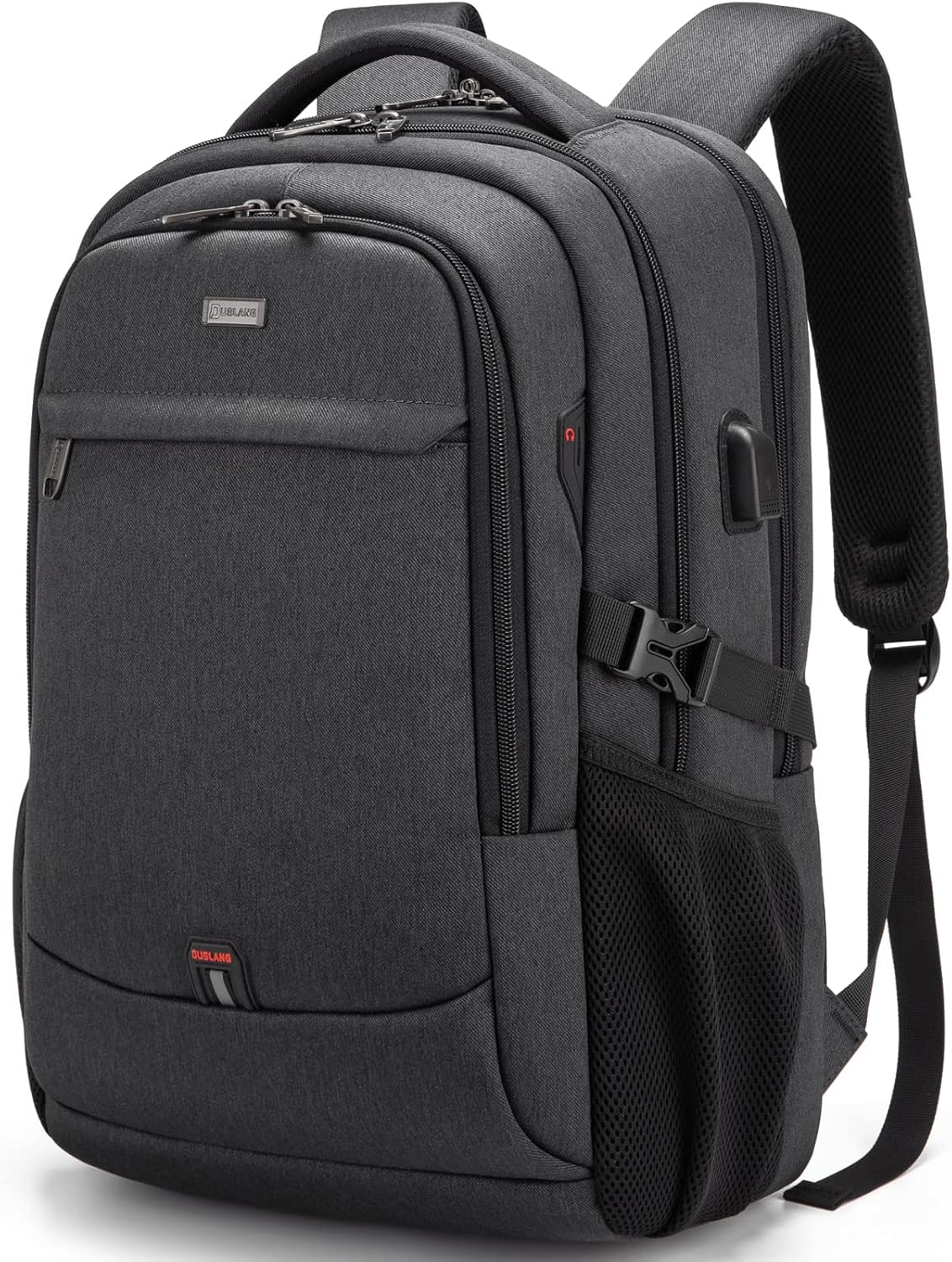 Wasserdichter Laptop-Reiserucksack – USB-Ladeport & Organizer-Fächer