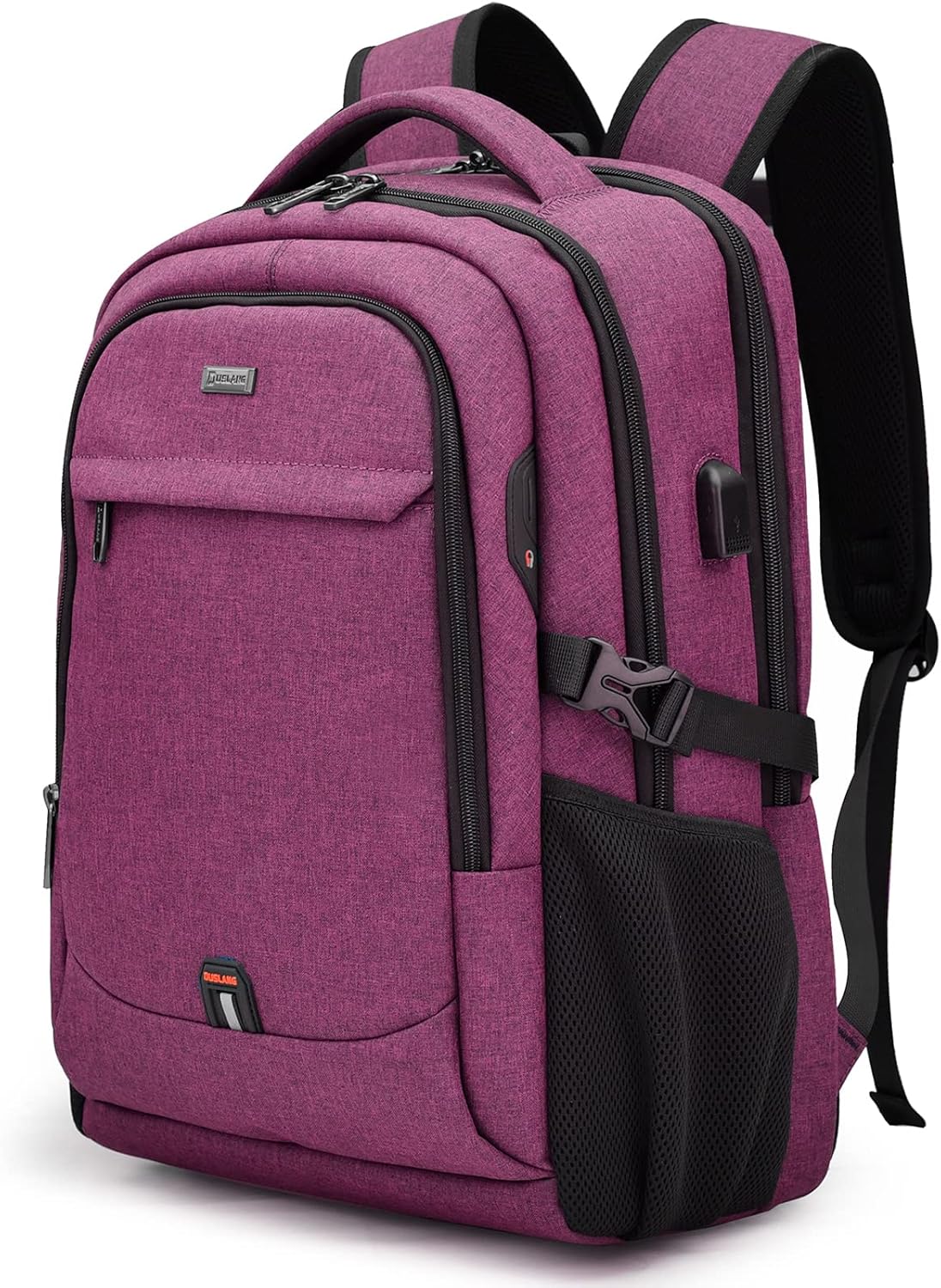 Wasserdichter Laptop-Reiserucksack – USB-Ladeport & Organizer-Fächer