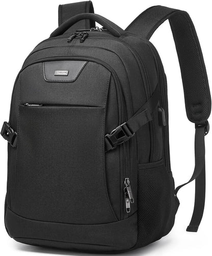 Wasserdichter Laptop-Reiserucksack – USB-Ladeport & Organizer-Fächer