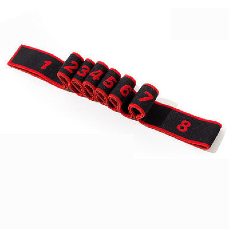 Widerstandsband 8-segmentig – Verstellbar für Yoga & Fitness
