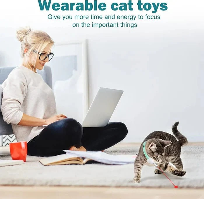 Laser-Spielhalsband Katzen – Automatisch & Aktiv Ohne Aufsicht