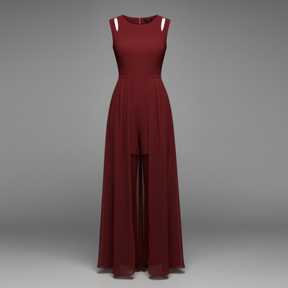 Ärmelloser Jumpsuit Weit | Damenmode Sommer