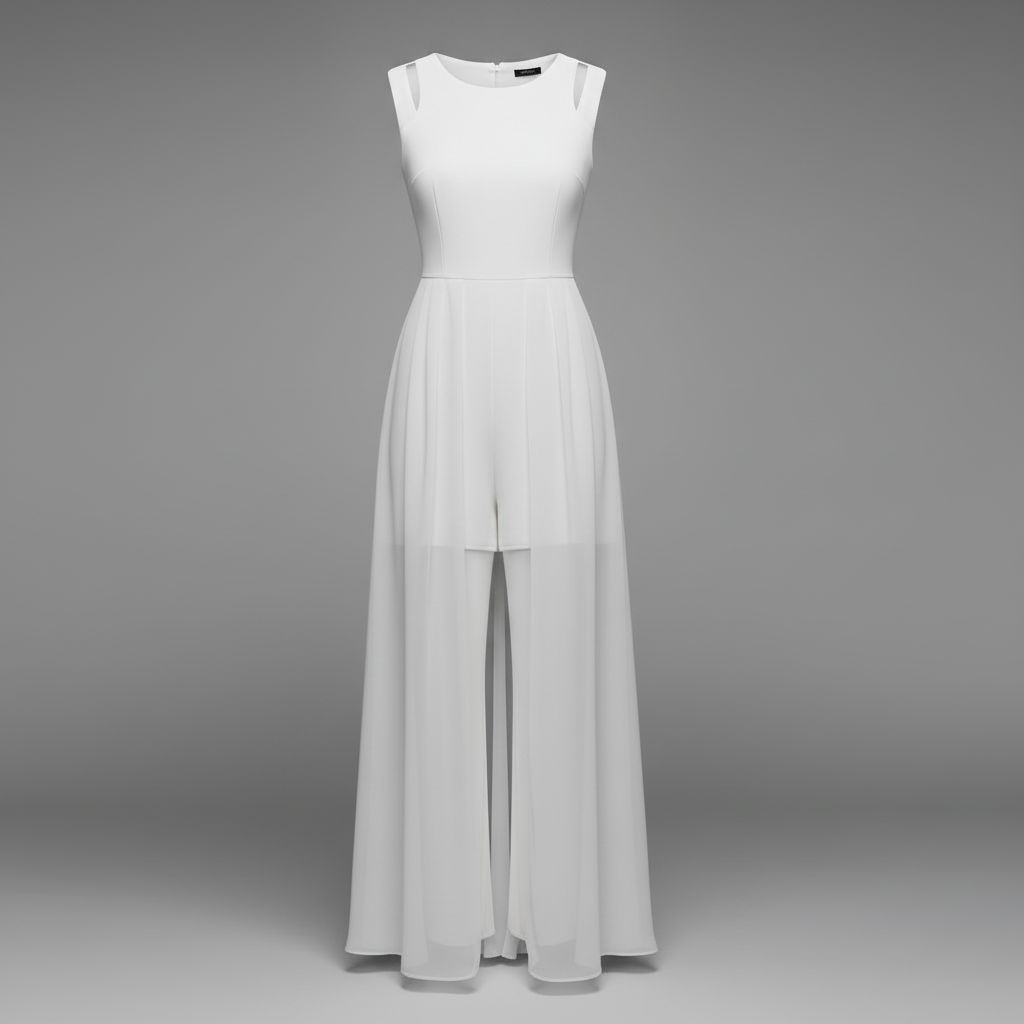 Ärmelloser Jumpsuit Weit | Damenmode Sommer