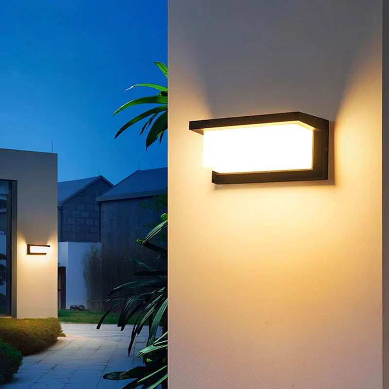 Außen-LED-Wandleuchte 20W – Bewegungsmelder & Wetterfest IP65