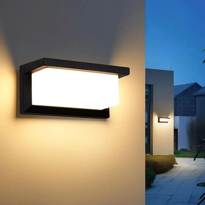 Außen-LED-Wandleuchte 20W – Bewegungsmelder & Wetterfest IP65