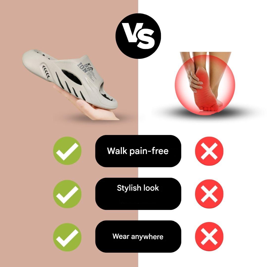 Orthopädische Massage-Hausschuhe Vitalis – Reflexzonenpunkte & Unisex