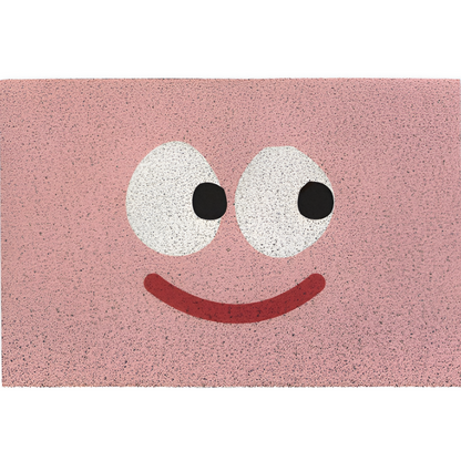 Smiley-Fußmatte PVC – Rutschfest & Schnelltrocknend