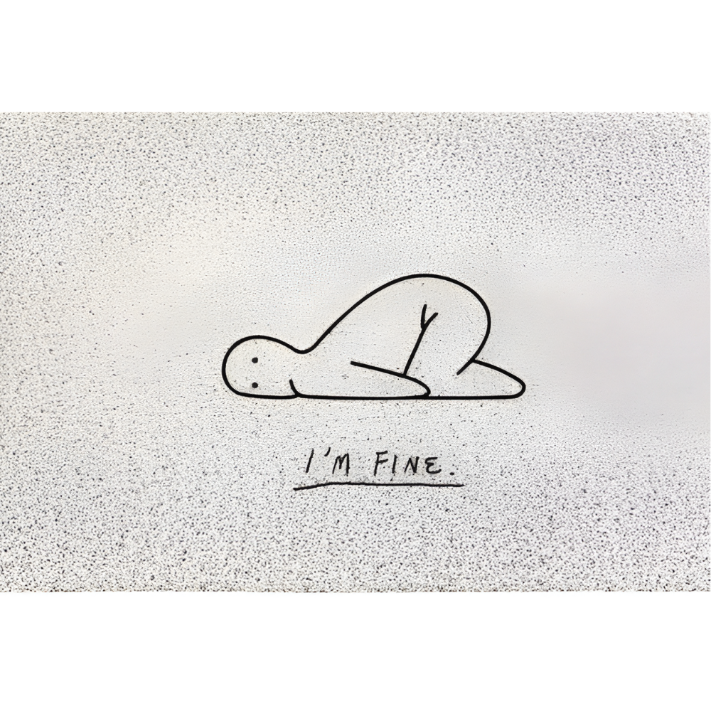 Smiley-Fußmatte PVC – Rutschfest & Schnelltrocknend