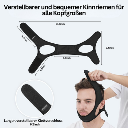 Anti-Schnarch-Kinnband DreamQuiet – Verstellbar & Sofortige Schnarchhilfe