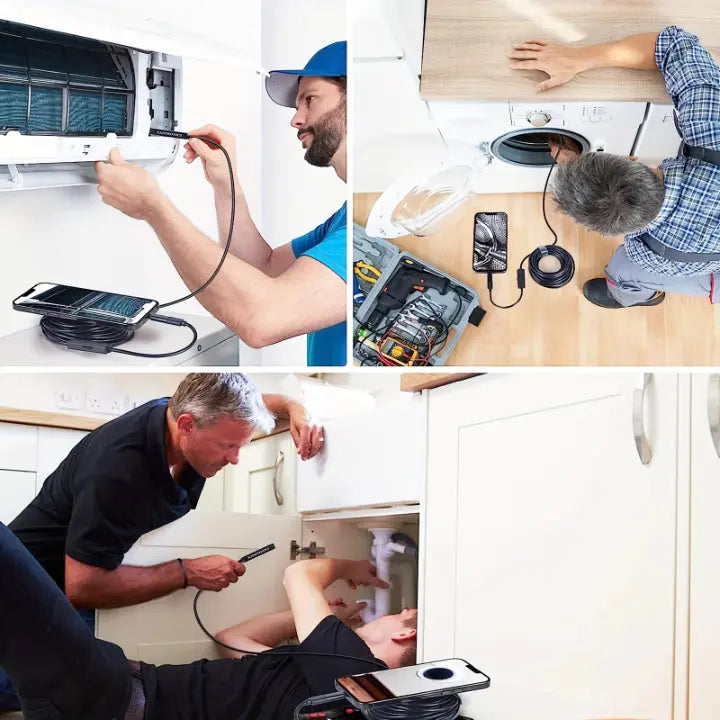 HD Endoskop-Kamera – Rohre & Wände Inspizieren & Handwerkerkosten Sparen