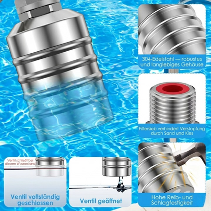 Automatisches Schwimmerventil Edelstahl – Ohne Strom & Wartungsfrei