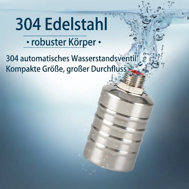 Automatisches Schwimmerventil Edelstahl – Ohne Strom & Wartungsfrei