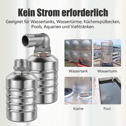 Automatisches Schwimmerventil Edelstahl – Ohne Strom & Wartungsfrei