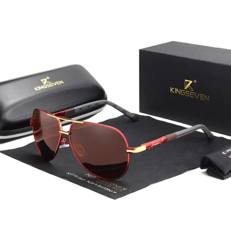 Herren Sonnenbrille UV400 – Stylisch Leicht & Polarisiert