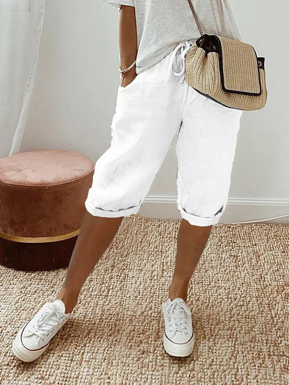 Damen Caprihose Lässig – Stretch Bequem & Sommerstyle