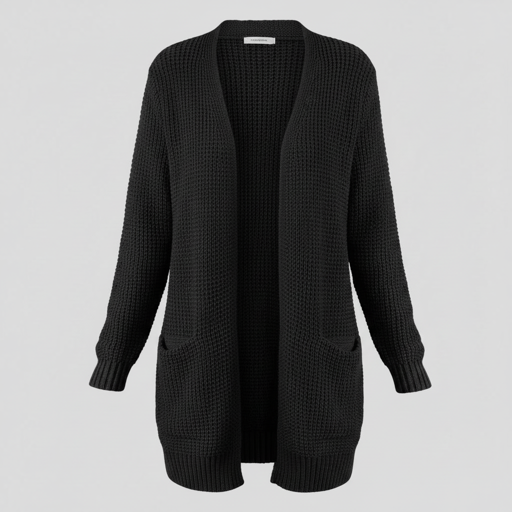 Lange Strickjacke Damen | Gemütlicher Winterstyle