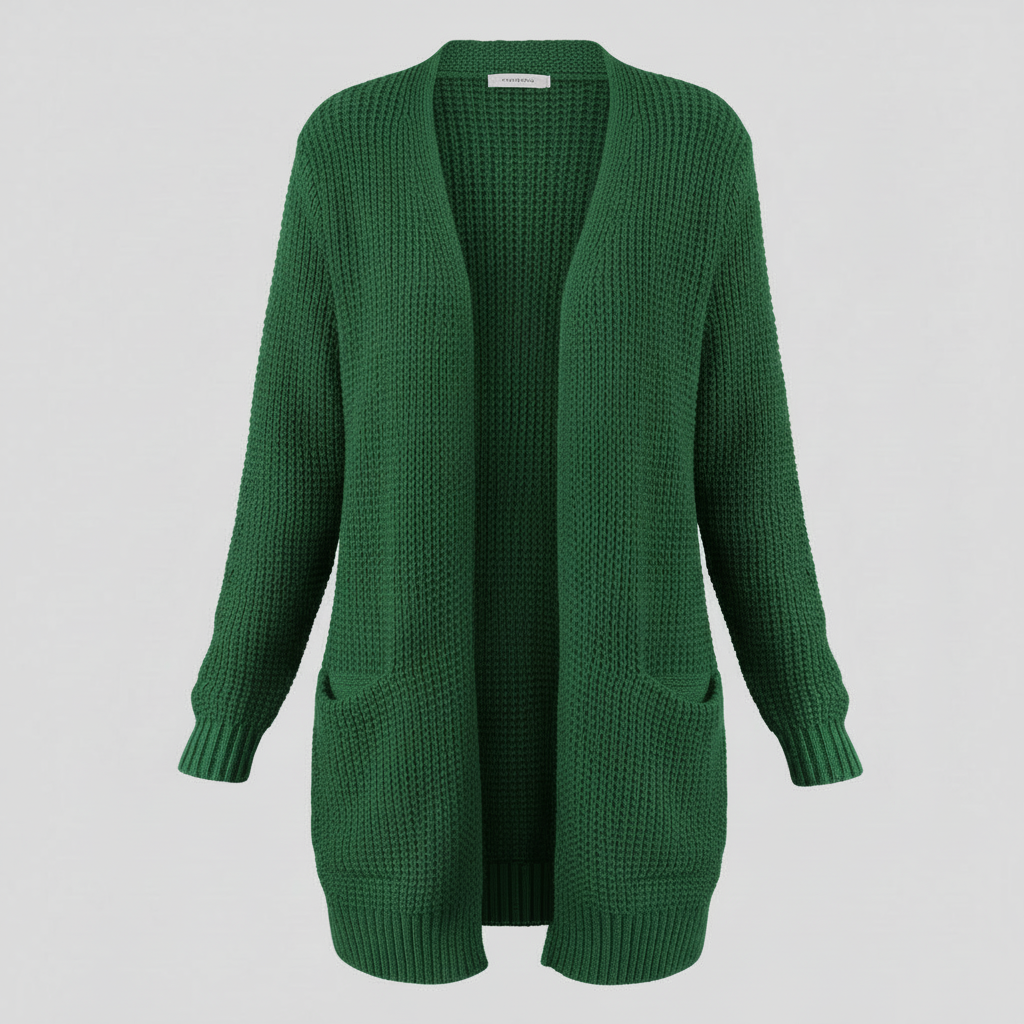 Lange Strickjacke Damen | Gemütlicher Winterstyle
