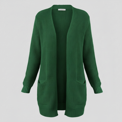 Lange Strickjacke Damen | Gemütlicher Winterstyle