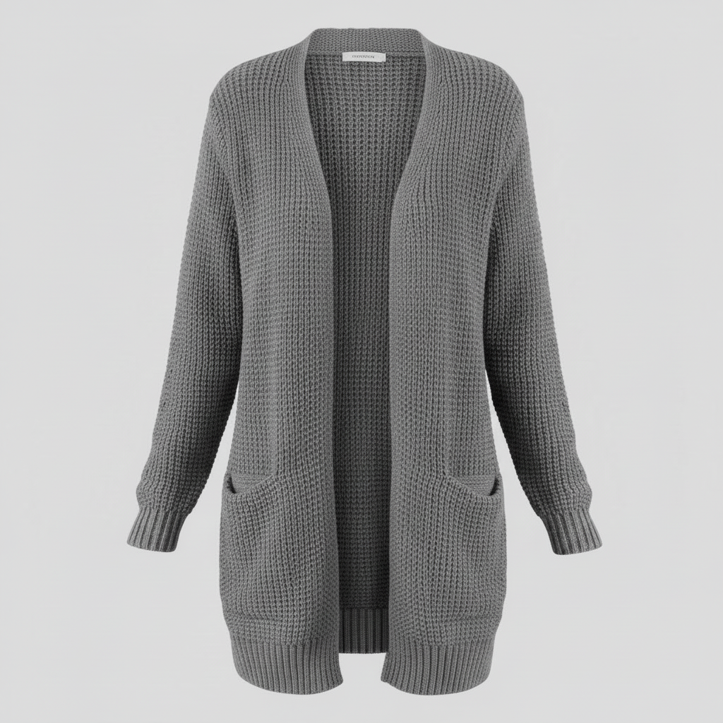 Lange Strickjacke Damen | Gemütlicher Winterstyle