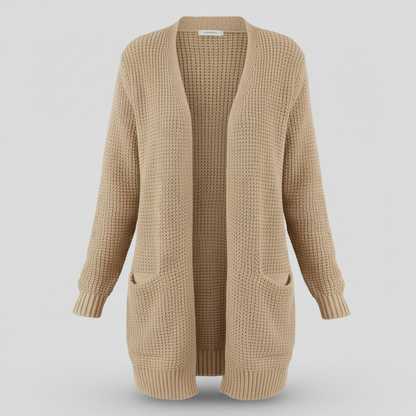 Lange Strickjacke Damen | Gemütlicher Winterstyle