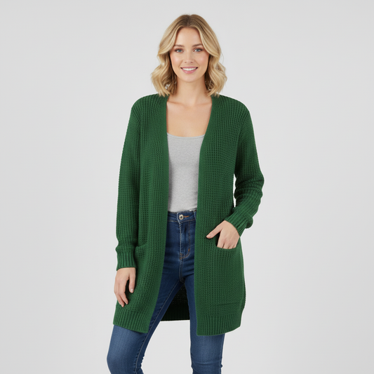 Lange Strickjacke Damen | Gemütlicher Winterstyle