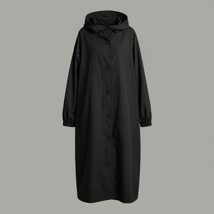 Langer Trenchcoat für Damen | Klassischer Wintermantel