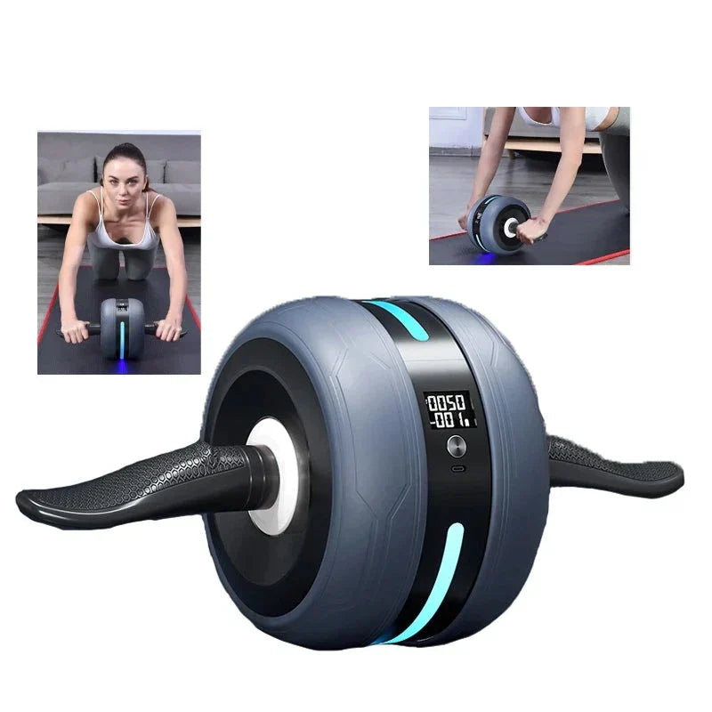 Bauchmuskelrad – Automatischer Rücklauf & Integrierte Zählfunktion