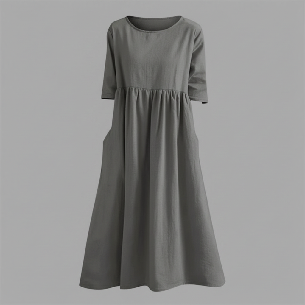 Luftiges Midi Kleid | Elegante Kleider für Damen
