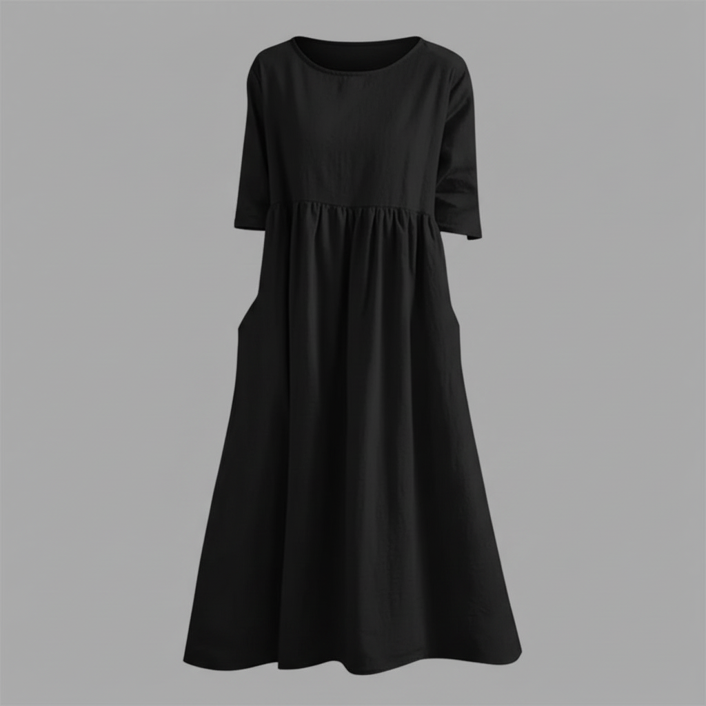 Luftiges Midi Kleid | Elegante Kleider für Damen