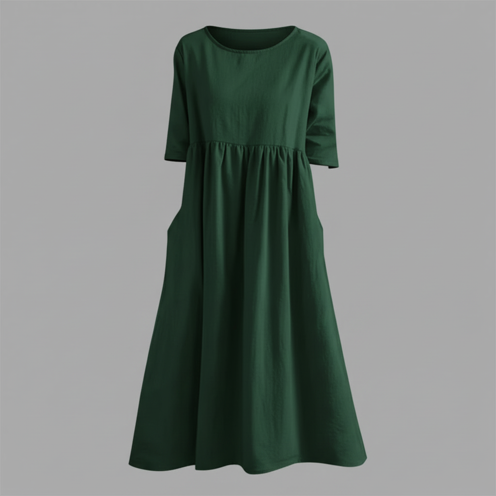 Luftiges Midi Kleid | Elegante Kleider für Damen
