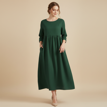 Luftiges Midi Kleid | Elegante Kleider für Damen