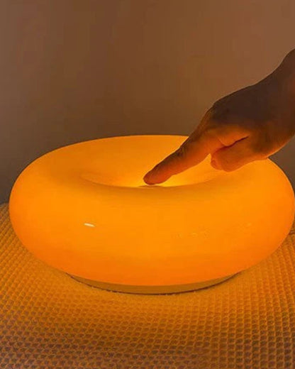 Tischlampe Donutform – Sanftes LED-Licht & Deko-Design