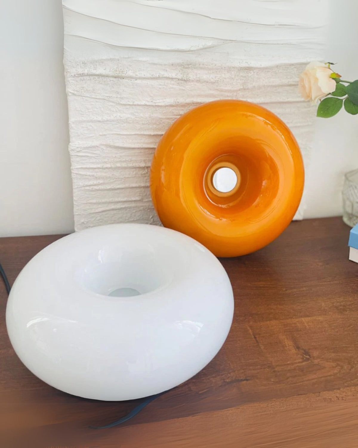 Tischlampe Donutform – Sanftes LED-Licht & Deko-Design