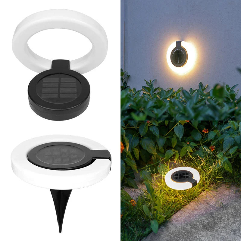 Solar-Gartenleuchte – 360° Schwenkbarer Leuchtkopf & Outdoor
