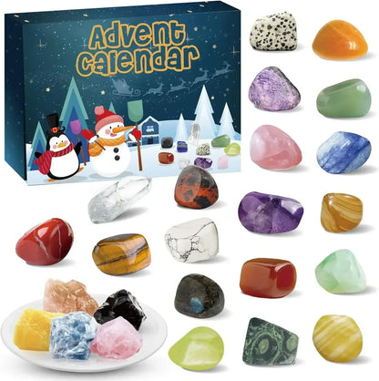 Edelstein-Adventskalender GemSpark – 24 Edelsteine & Entdeckerset für Kinder