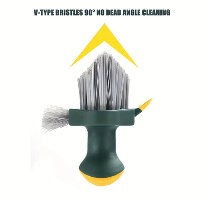 Fugenreinigungsbürste 4-in-1 – 2er-Set für Fliesen & Glas