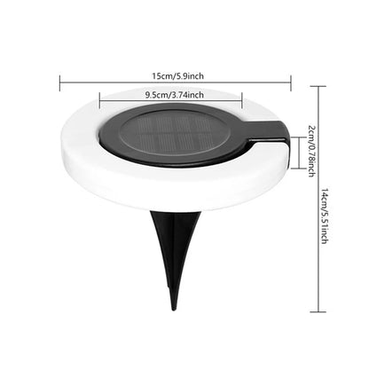 Solar-Gartenleuchte – 360° Schwenkbarer Leuchtkopf & Outdoor